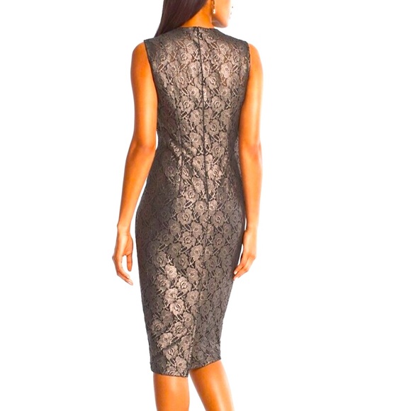 🎉HP‼️⚜️NWT! Metallic White House Black Market Pewter Sheath✨✨✨ - Picture 2 of 14